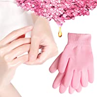 Los mejores  - 1 par de guantes hidratantes Hidratante Guantes de Spa Gel Hidratante Guantes Línea de Gel con Aceites Esenciales de…